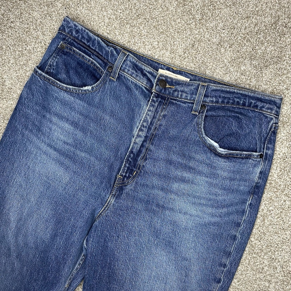 Levi's Premium 70s High Flare Jeans Women's Size 36x30 (Tag 33x30) Y2K - Picture 3 of 16